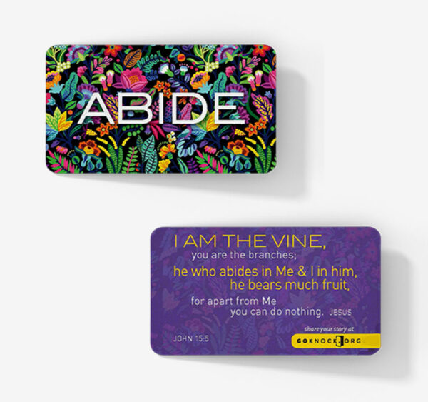 "Abide Card"