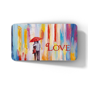 "Front of love card"