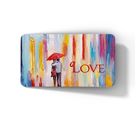 "Front of love card"
